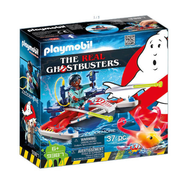 Playmobil Ghostbusters Zeddemore With Aqua Scooter 9387