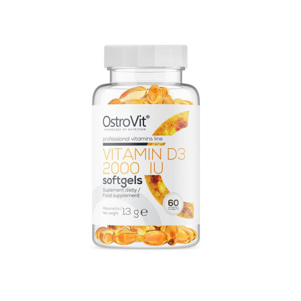 D3-vitamiin 2000 IU OstroVit 60 kaps