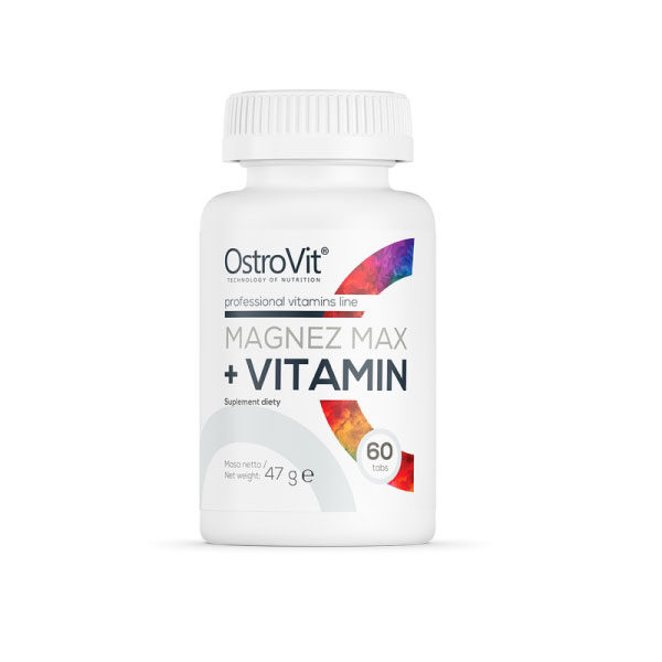 Магний МАКС + витамины Magnesium MAX + vitamiinid 60 tab OstroVit