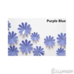 Dekoratiivkleebised 3D flowers purple 2