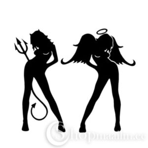 Autokleeps Angel & Devil black