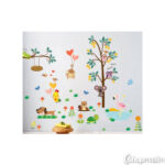 Dekoratiivkleebis Animals tree