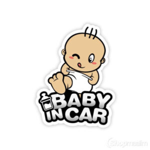 Autokleeps Baby in car funny