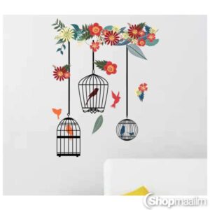Dekoratiivkleebis Bird cage 3