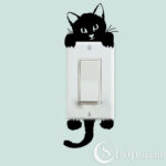 Lüliti ümbrise dekoratiivkleebis  Black cat