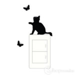 Lüliti ümbrise kleebis Black cat 2
