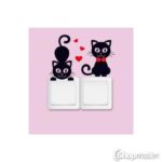 Dekoratiivkleebis Black cat 4