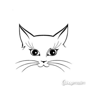Autokleeps Cat car sticker