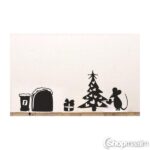 Dekoratiivkleebis Christmas mouse sticker