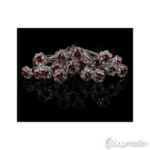Juuksenõel Crystal rose hair pin coffee