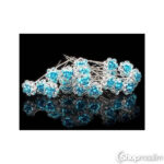 Juuksenõel Crystal rose hair pin light blue