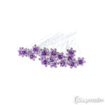 Juuksenõel Crystal rose hair pin violet