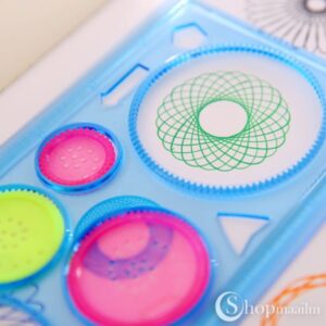 Joonlaud - spirograph Design ruler blue
