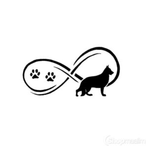 Autokleeps Dog car sticker 2