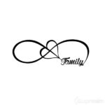 Kleeps Family car sticker black