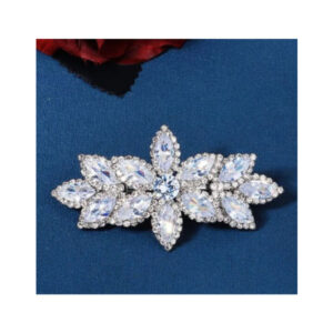 Juukseklamber Flower barrette crystal