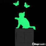 Lüliti ümbrise dekoratiivkleebis Glow cat sticker 4
