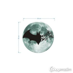 Dekoratiivkleebis Glow moon bats 2