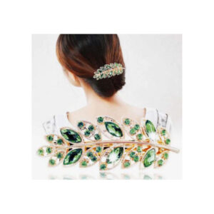 Juukseklamber Green leaf barrette