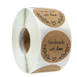 Kleepsud Handmade with love label