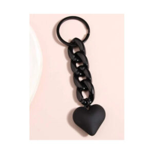 Võtmehoidja Heart keychain black