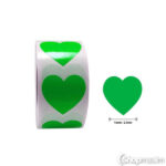 Kleepsud Heart label green
