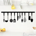 Dekoratiivkleebis Kitchen tools sticker