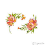Dekoratiivkleebis Little flower sticker 5