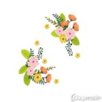 Dekoratiivkleebis Little flower sticker 6