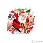 Segatud kleepsud Mixed stickers Christmas