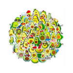 Segatud kleepsud Mixed stickers avocado