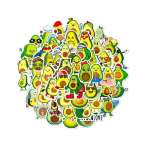 Segatud kleepsud Mixed stickers avocado