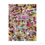 Segatud kleepsud Mixed stickers candy