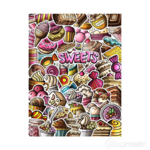 Segatud kleepsud Mixed stickers candy