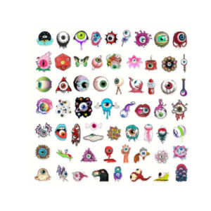 Segatud kleepsud Mixed stickers eyeball