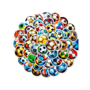 Segatud kleepsud Mixed stickers football small