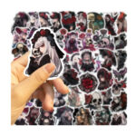 Segatud kleepsud Mixed stickers gothic + rose