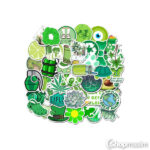 Segatud kleepsud Mixed stickers green