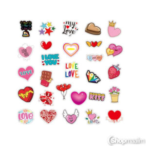 Segatud kleepsud Mixed stickers love