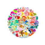 Segatud kleepsud Mixed stickers marine theme
