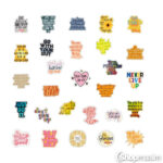 Segatud kleepsud Mixed stickers motivational words 2
