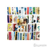 Segatud kleepsud Mixed stickers postage stamp