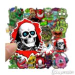 Segatud kleepsud Mixed stickers skeleton