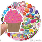 Segatud kleepsud Mixed stickers sweets