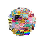 Segatud kleepsud Mixed stickers text 2