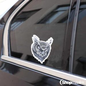 Autokleeps Owl car sticker 2
