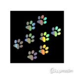 Kleeps Paws car sticker