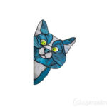 Dekoratiivkleebis Peeping cat 3