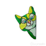 Dekoratiivkleebis Peeping cat 6