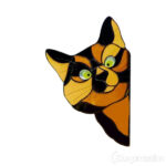 Dekoratiivkleebis Peeping cat 7